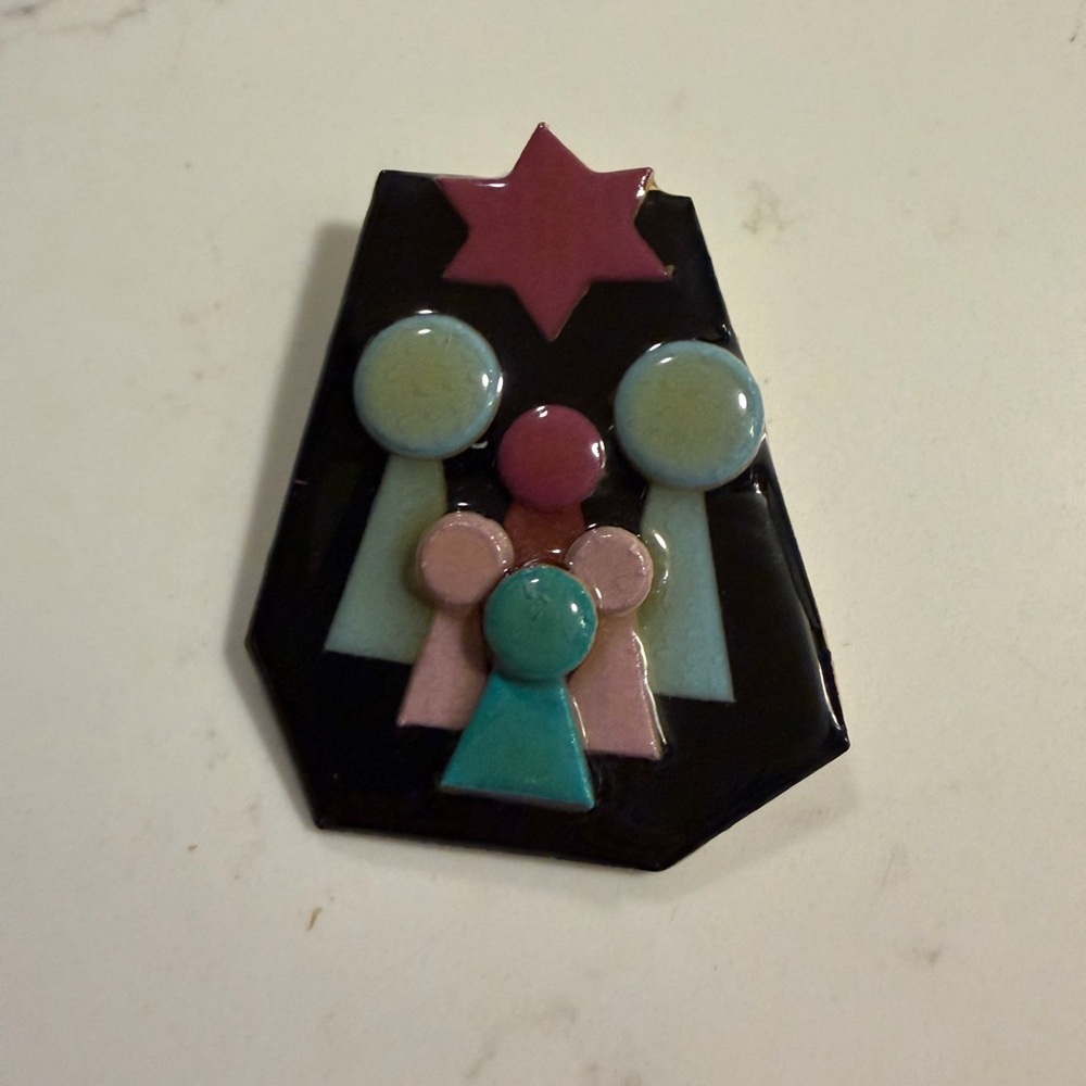 Vintage 90s People Pins by Lucinda